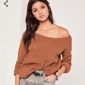 NEW Off the Shoulder Knitted Jumper